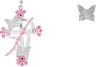 Blumarine butterfly earrings - Argento