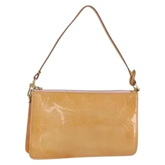 Louis Vuitton Pre-owned Shoulder Bags, female, Brown, Size: ONE SIZE Pre-owned Leather Pouch