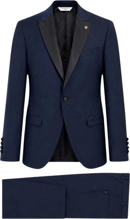 Manuel Ritz Single Breasted Suit - Heren - Business pakken - Blauw - XL - Kostuums