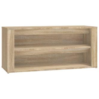 vidaXL Vidaxl - Mueble Zapatero Madera Contrachapada Roble Sonoma 100x35x45 Cm