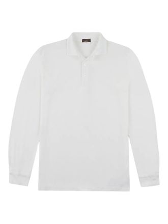 Slowear long-sleeve polo shirt - men - Cotton - 56 - White