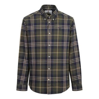 Barbour Hombre, Camisas, Verde, Talla: XL