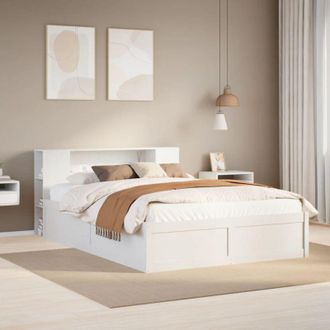 vidaXL Vidaxl - Estructura De Cama Sin Colch&oacute;n Madera Maciza De Pino 160x200 Cm