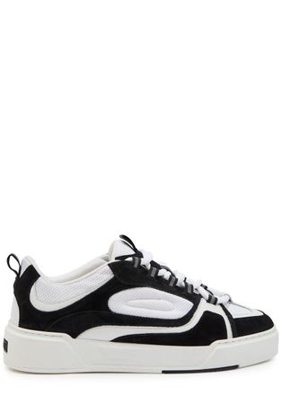 Cleens Essential Skate Evo Panelled Mesh Sneakers - Black - 46 (IT46 / UK12)