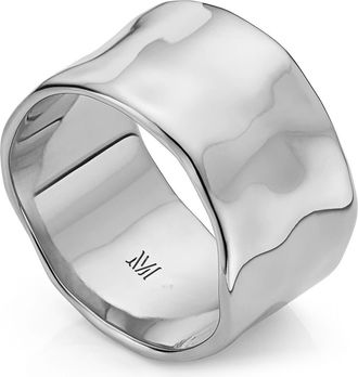 Monica Vinader Siren Muse Ring in Silver at Nordstrom, Size 6.75