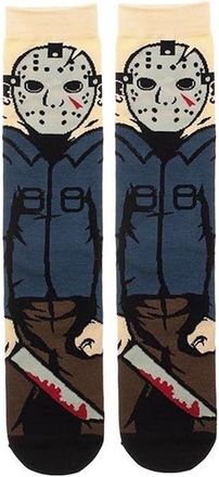 Generic Unisex 1 Pair TV Cinema Scary Horror Characters Novelty Socks One Size UK 6-10 EU 40-45 (UK, Numeric, 6, 10, Regular, Regular, Jason)
