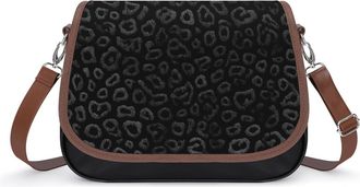 Generic Leopard Print Crossbody Bags for Women Shoulder Messenger Bag Purse Handbags