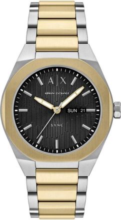 A|X Armani Exchange Mens Sync Black Dial Watch