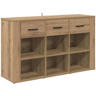 vidaXL Vitrina Roble artesanal 100 x 30 x 59,5 cm Madera contrachapada vidaXL