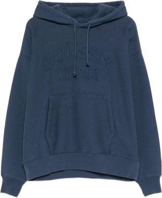 St&uuml;ssy Hoodies, male, Blue, Size: XL Hoodie