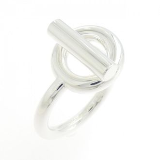 Herm&egrave;s Silver 925 Band Ring (Pre-Owned)