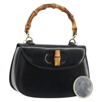 Gucci Pre-owned Handbags, female, Black, Size: ONE SIZE Pre-owned Vintage Hand Bag