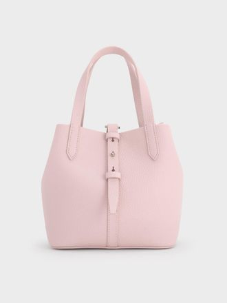 Charles & Keith Beryl Belted Bucket Bag