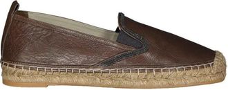 Brunello Cucinelli Leren Espadrilles - Dames - Espadrilles - Bruin - 37 EU - Leer - Schoenen