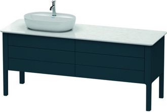 Duravit Mueble De Ba&ntilde;o Luv 743x1783x570m Con Iluminaci&oacute;n En Li Azul Medianoche Semibrillante