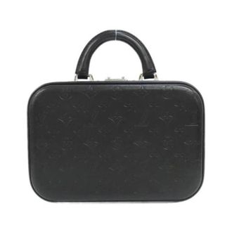 Louis Vuitton Vintage, unisex, Zwart, ONE Size, Leer, Pre-owned Vintage Handtas