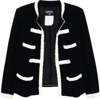 Chanel 1990-2000s tweed jack - Blauw