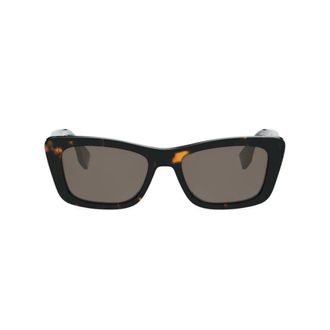 Fendi Sunglasses, unisex, Black, Size: 53 MM Lettering Sunglasses
