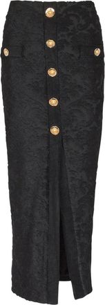 Balmain Gonna Con Motivo Jacquard-Donna