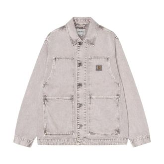 Carhartt Work in Progress Carhartt Wip, Denim Jackets, male, Gray, Size: M OG Double Front Jacket