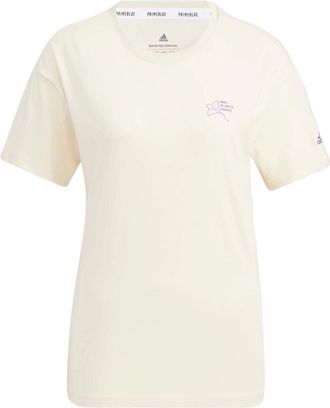 adidas (WMNS) adidas Parley Ocean Plastic Graphic T-Shirt Asia Sizing White HE7339