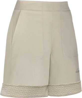 LaMunt Celine Light Travel Shorts - Dames - Korte Broeken - Beige - L - Polyester - Korte Broeken
