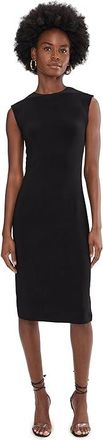 Norma Kamali Sleeveless Dress To Knee Womens Dress Black : XL (Womens 10), Elastane/Polyester