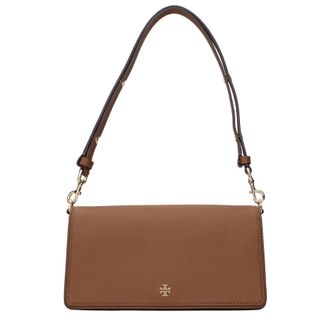 Tory Burch Tory Burch Emerson Damens Umh&auml;ngetaschen aus Leder/Elchbraun