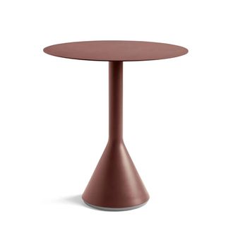 HAY Palissade Cone Bistrotisch &Oslash; 70 x H 74 cm, iron red