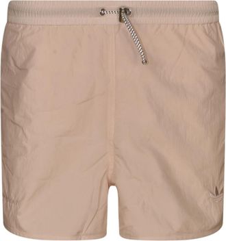 adidas Nylon Shorts - Heren - Badpakken - Rood - S - Nylon - Fitness