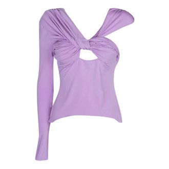 Nensi Dojaka Nensi Dojaka, Tops, Dames, Paars, M, Lavendula Gedrapeerde Top