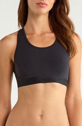 TomboyX Racerback Soft Bra in Black at Nordstrom, Size X-Large
