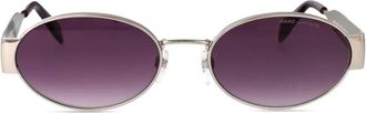 Marc Jacobs Occhiali da sole ovali - Argento