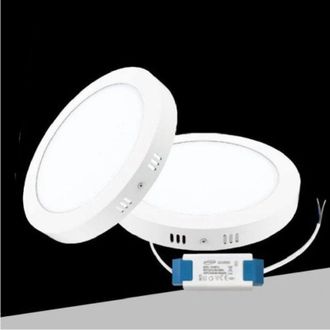 Trade Shop Trade Shop Traesio - Trade Shop - Plafoniera Pannello Led 24 Watt Rotondo Cct Tre Colorazione Di Luce P300b-t3c