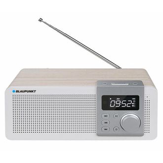 Blaupunkt Pp14bt Radio Port&aacute;til Digital Blanco, Madera