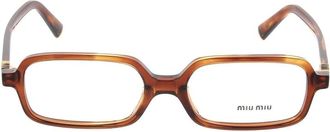 Miu Miu Accessoires, unisex, Bruin, ONE Size, MU 11Zs Zonnebrillen