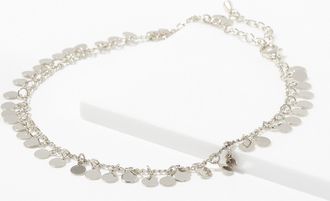 Simons Womens Small-medallion ankle chain