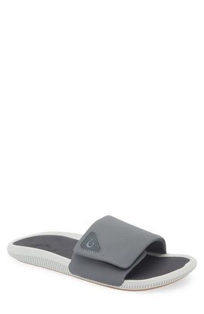 Olukai Ulele Water Resistant Slide Sandal in Rock /Rock at Nordstrom, Size 12