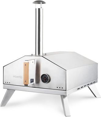 H.Koenig Horno De Acero Inoxidable Hkoenig Gino440 Superficie De Cocci&oacute;n : 30,5 X 30,5 Cm, Temperatura Ajustable Hasta 450&deg;c