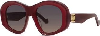 Loewe Anagram Zonnebrillen - unisex - Zonnebrillen - Rood - 51 MM - Accessoires