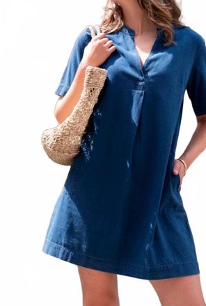 Bibico Wren Mini Dress In Blue