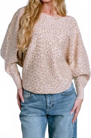 Kerisma Ryu Cheetah Top In Cream/beige