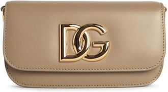 Dolce & Gabbana Dolce & Gabbana 3.5 Leather taupe Crossbody Bag