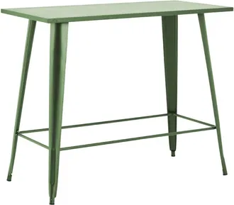 Oviala Oviala - Mesa alta de jardín en acero verde cactus