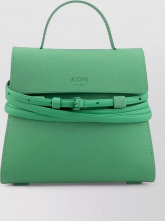 Moschino mini bag structured shape top handle belt