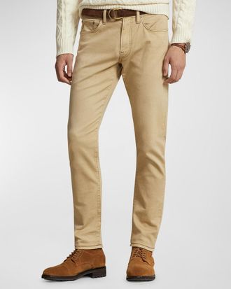 Polo Ralph Lauren Mens Sullivan Slim Knit-Like Chino Pants