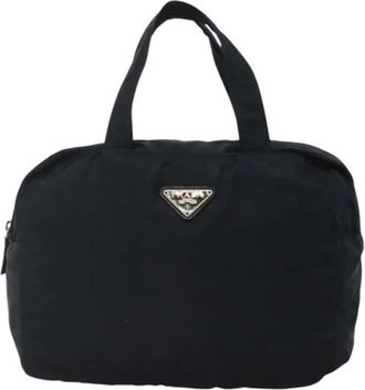 Prada Pre-owned Nylon handbags - Dames - Vintage Handtas - Blauw - ONE Size - Nylon - Vintage