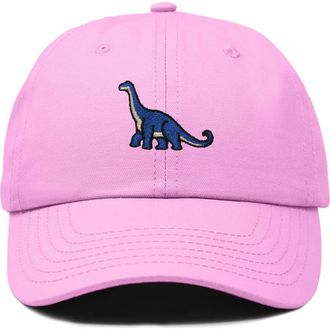 Dalix Brachiosaurus Dad Cap in Light Pink at Nordstrom