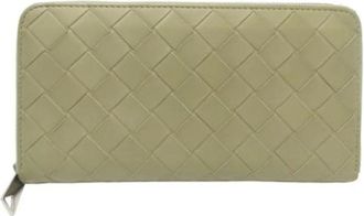 Bottega Veneta unisex, Pre-owned, Beige, Maat: ONE Size Leer