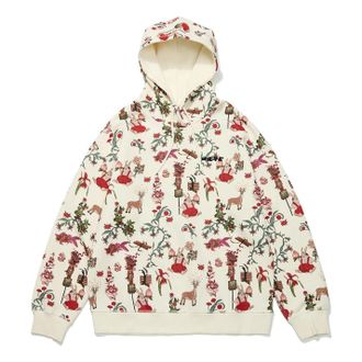 Li-Ning (WMNS) Li-Ning Rijindoujin All-Over Print Hoodie Beige AWDT056-7
